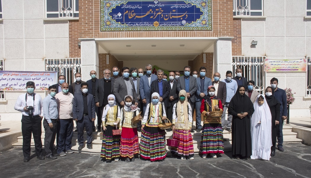 افتتاح مدرسه مهرعظام در تاکستان